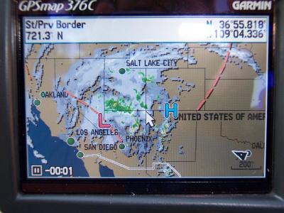 Garmin 376 GPS with XM Weather Data