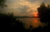 Sunset on Boone Lake, Tennessee