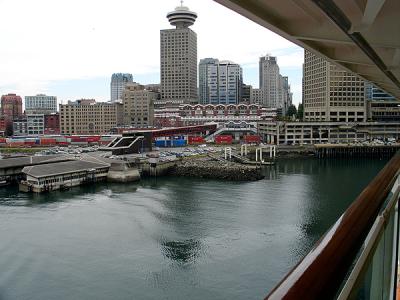 Vancouver from the ship.