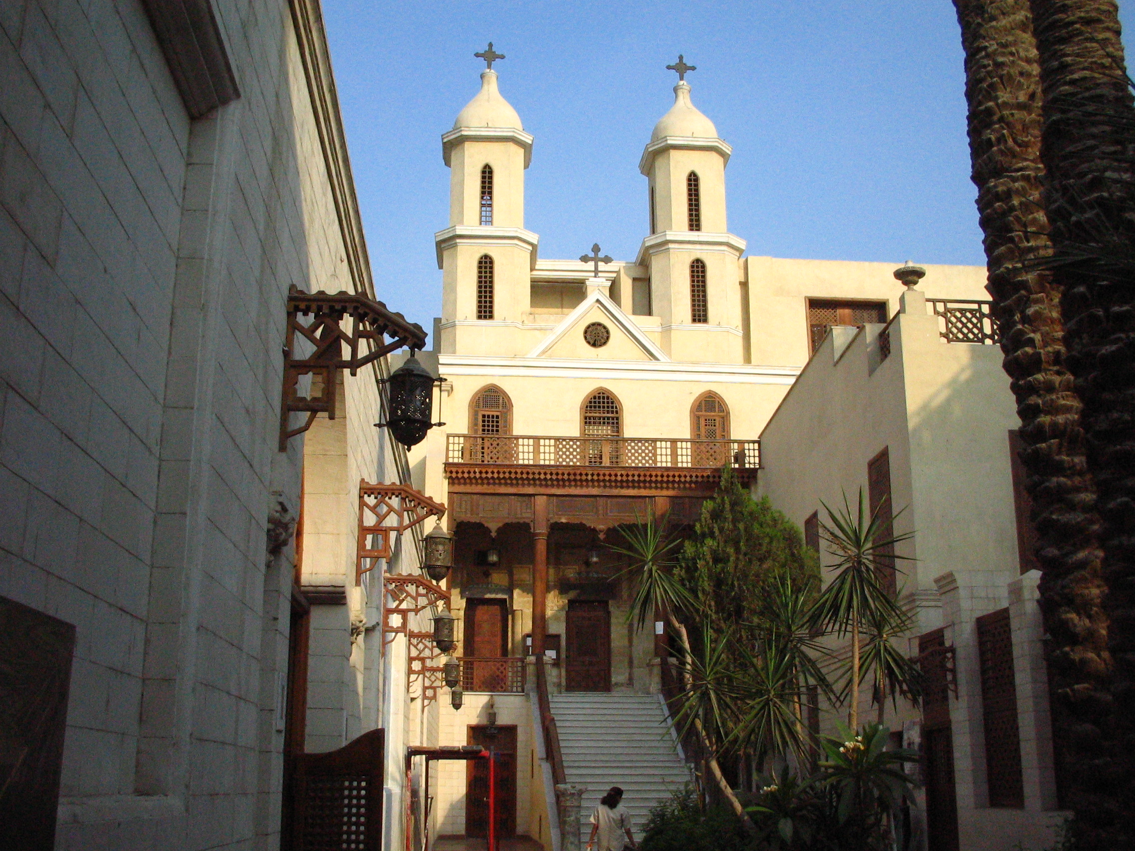 hanging church in old cairo