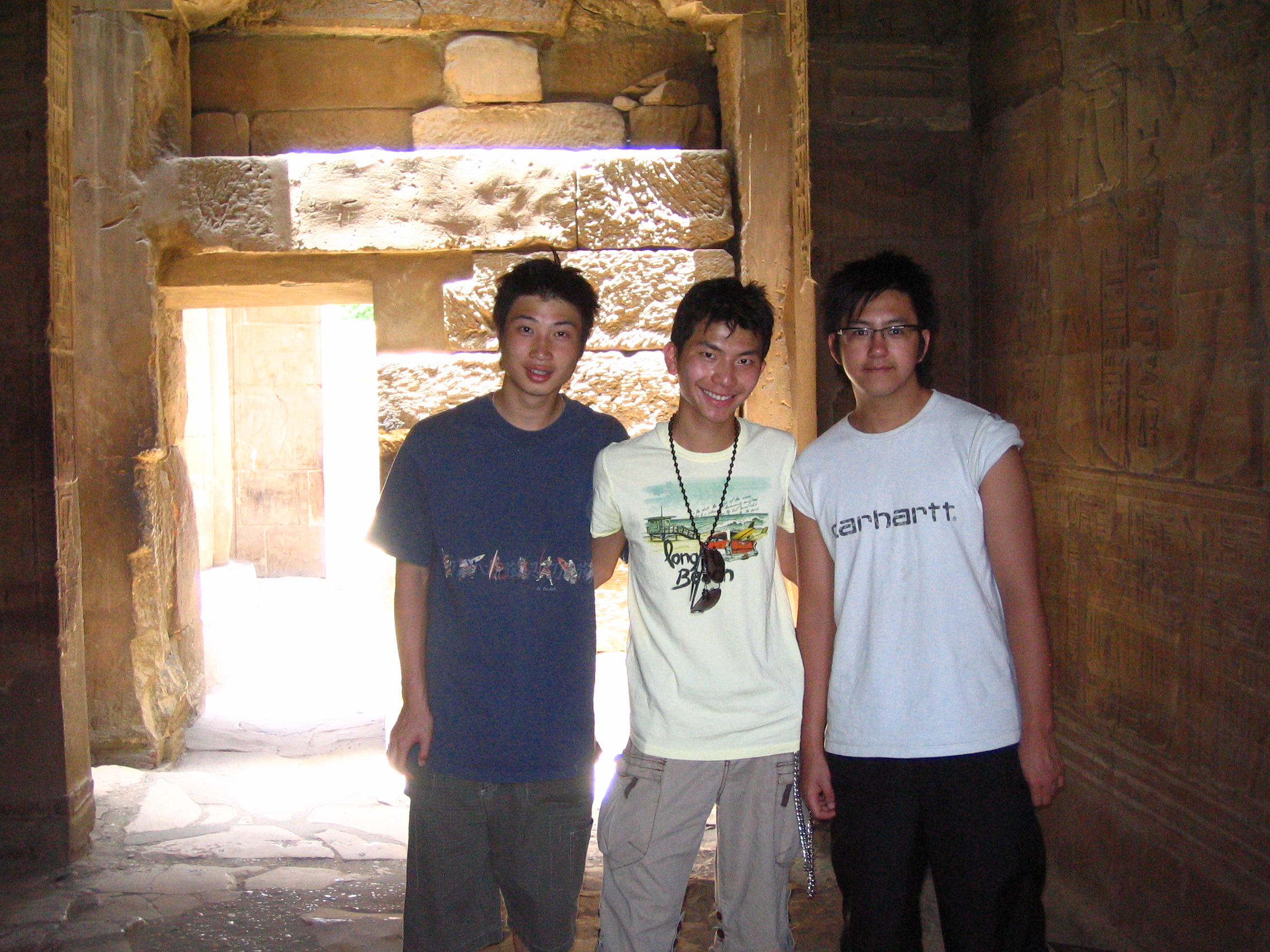DPS buddies in luxor temple