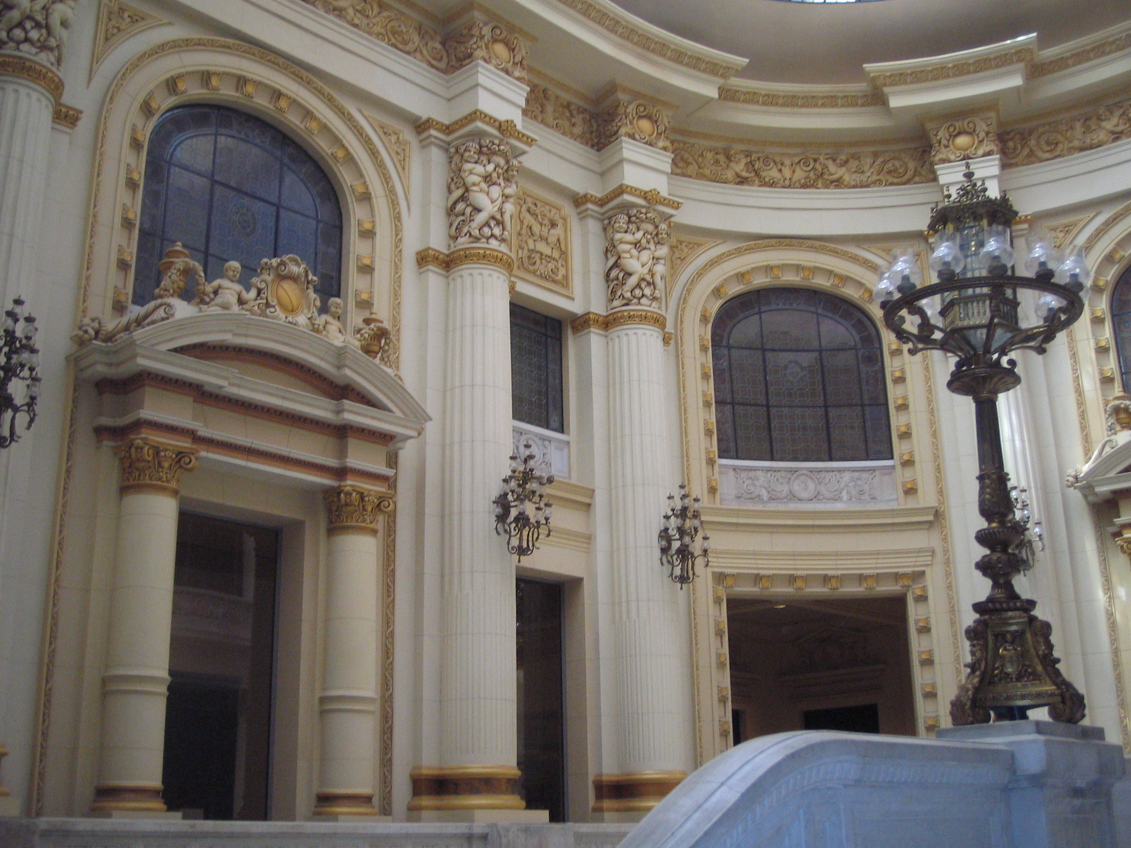 inside museum