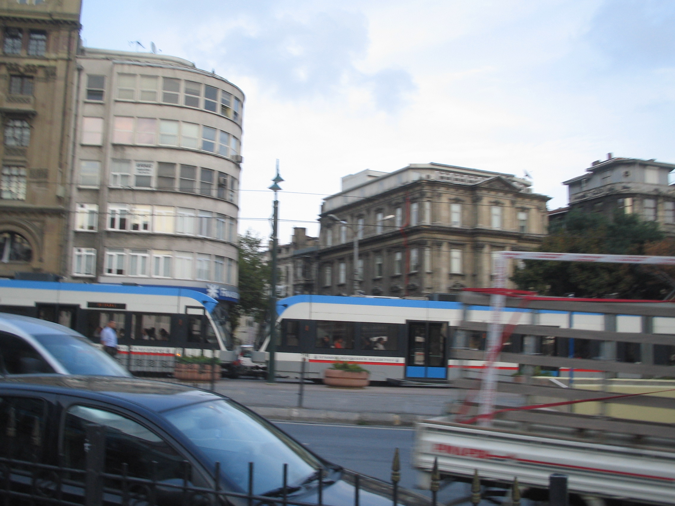 the new trams in istanbul