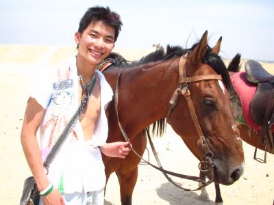 me with my horse...riding is FUN