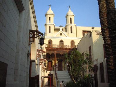 hanging church in old cairo