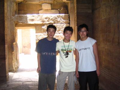 DPS buddies in luxor temple
