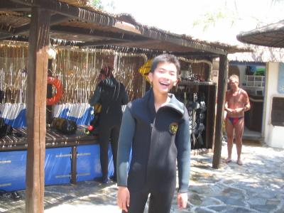 after snorkelling