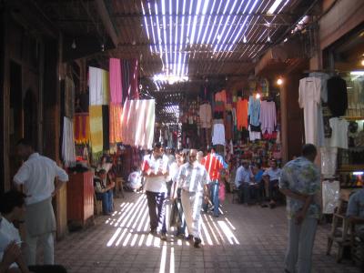 the souks...