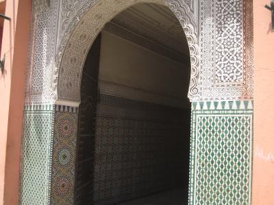 a moroccan doorway