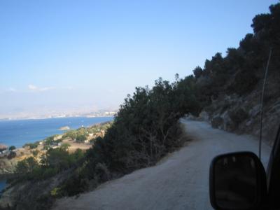 dangerous road we're not supposed to drive into