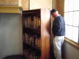the famous swinging bookcase