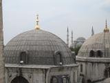 the blue mosque from afar