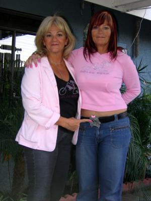 Founders of Girlee Biker Wear & sisters Gail and Karen