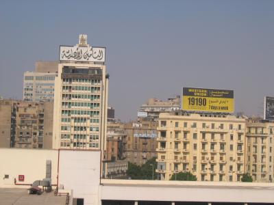 Downtown Cairo from Balcony