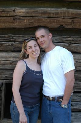 Jen and Casey at Cable Mill Corn Bin