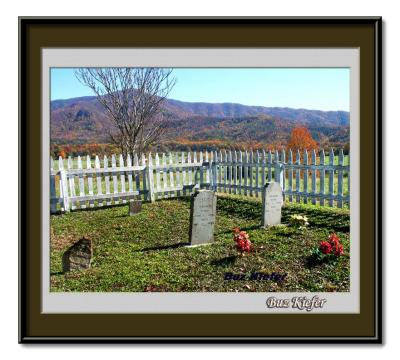 Cemetery on Hill in Wears Cove