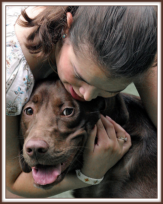 Lovin and Holdin that Dog