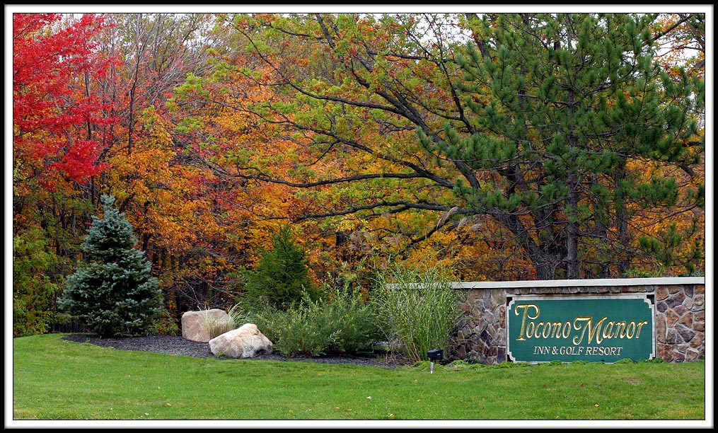 Pocono Manor Resort Entrance