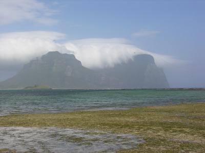 Mt Lidgbird and Mt Gower from North Beach 2