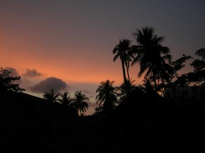 Sunset from Bamboo Bungalows