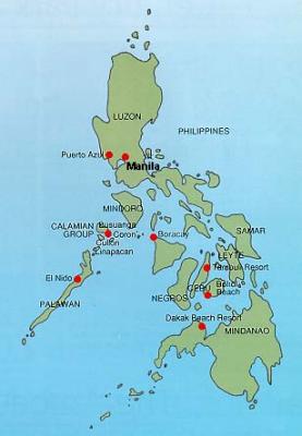 Location, One Hour Flight From Cebu or Manila