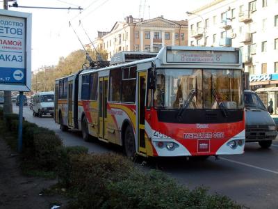 Double Trolley Bus