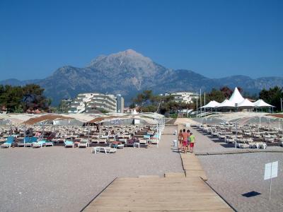 Hotel from the pier