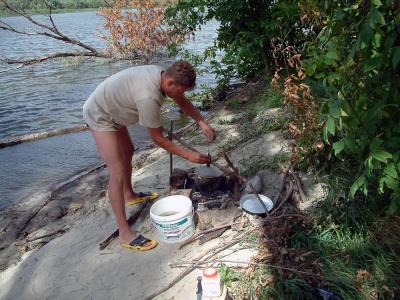 Don River-Crawfish cooking