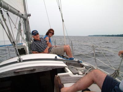 Tom & Judy on the Chesapeak Bay