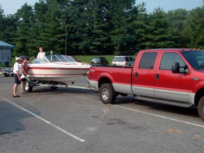 Randys speed boat and truck