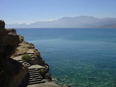 view to to gulf of malia from site Anassaris