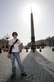 Kyle in Piazza San Pietro