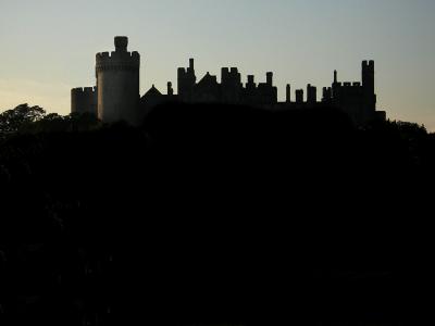 Arundel Castle in Silhouette
