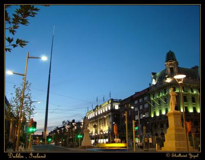 Dublin in the night