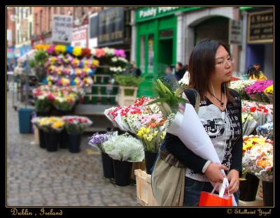 Dublin's flower market