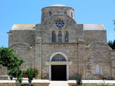 View of the church from the courtyard