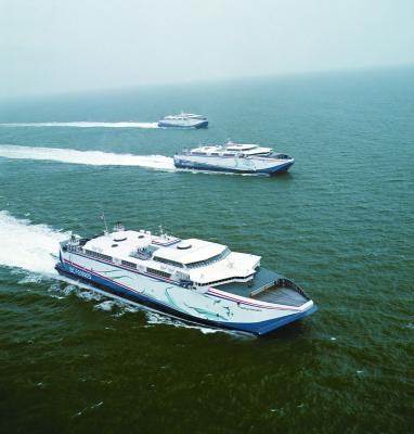 Three ship formation