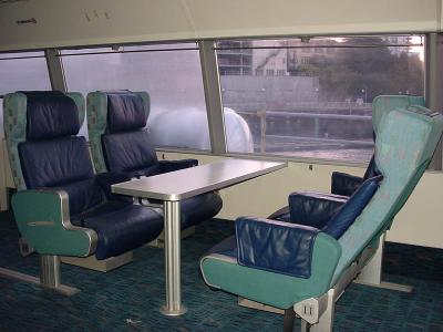 Upper deck seating