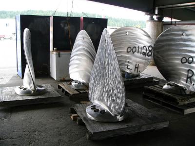 Queen of Coquitlam propeller blades