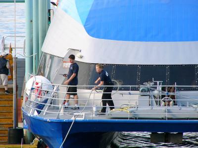 Harbour Lynx arriving at Nanaimo