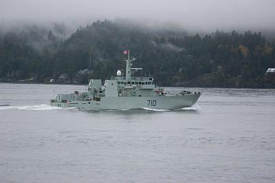 HMCS Brandon off of Horseshoe Bay