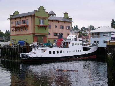 Francis Barkley moored at Port Alberni
