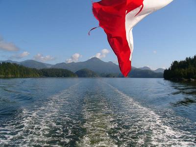 Lady Rose heading up the Alberni Canal