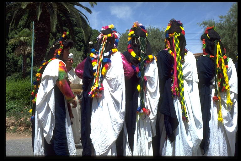 Ait MGouna people dancing the Kelaa
