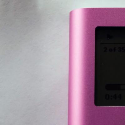 Pink iPod Mini jigsaw