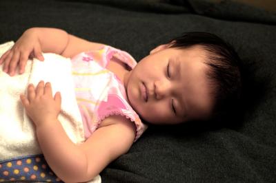 a nap on couch