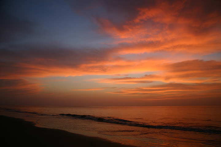 Colors of an Atlantic sunrise