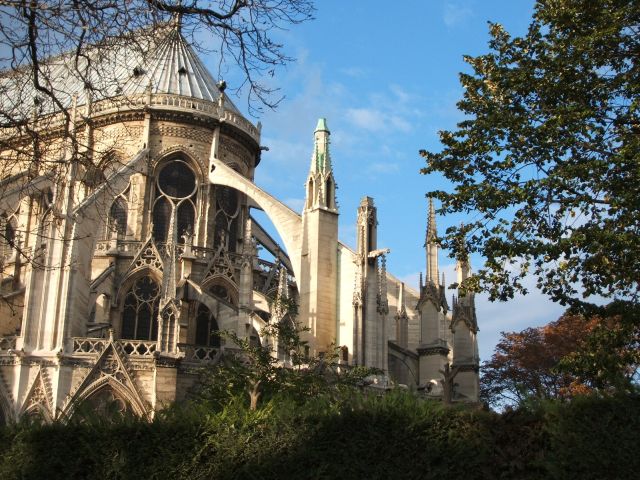 The subject of much adolescent snickering in Jr High School French Class -- the Flying Buttresses