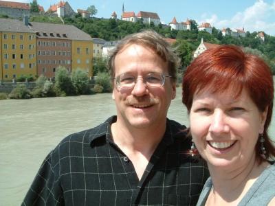 Here we are in Austria looking back at Germany