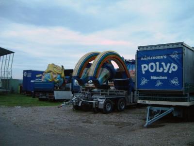 Next to our hotel was a carnival; the featured big ride was the attractively-named Polyp